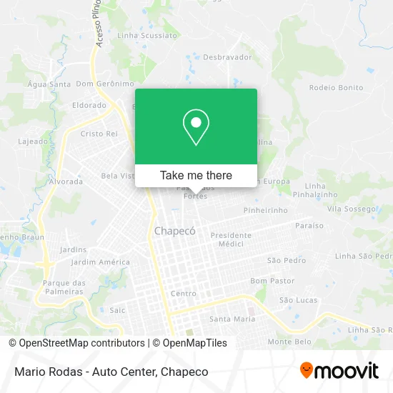 Mario Rodas - Auto Center map