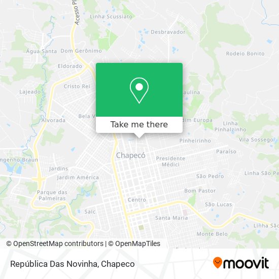 República Das Novinha map