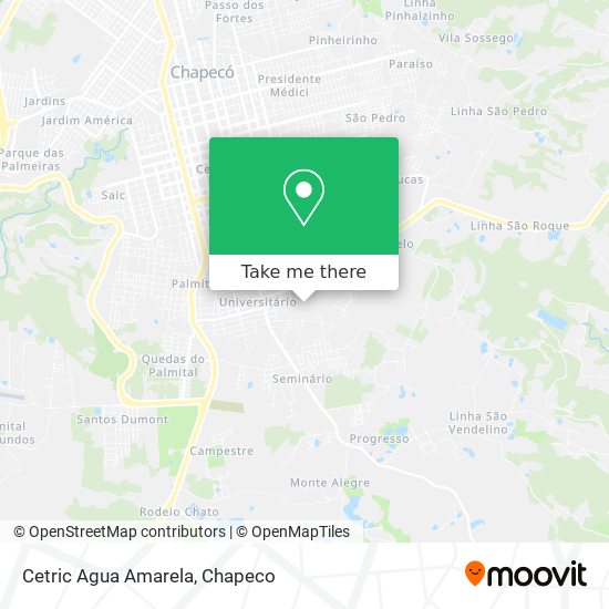 Cetric Agua Amarela map