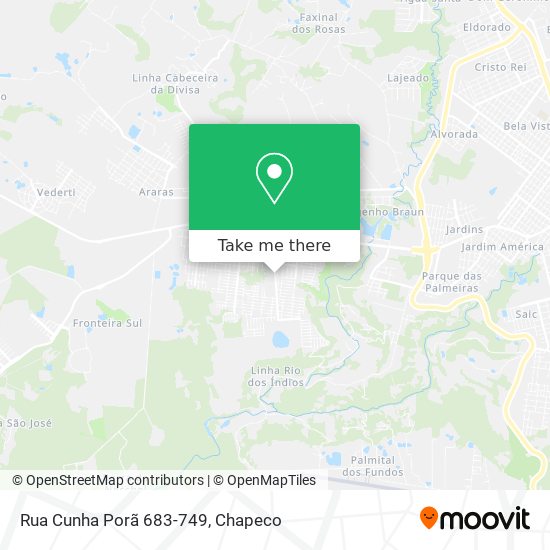 Rua Cunha Porã 683-749 map