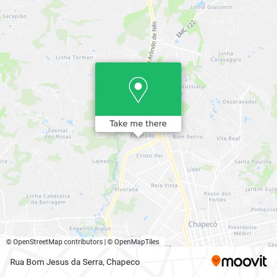 Rua Bom Jesus da Serra map