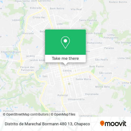 Distrito de Marechal Bormann 480 13 map