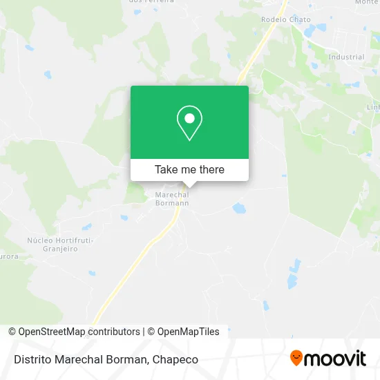 Distrito Marechal Borman map