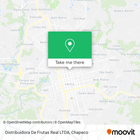 Distribuidora De Frutas Real LTDA map