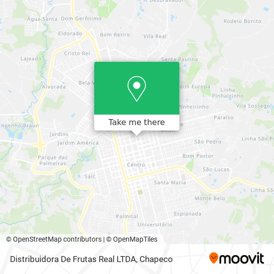 Distribuidora De Frutas Real LTDA map