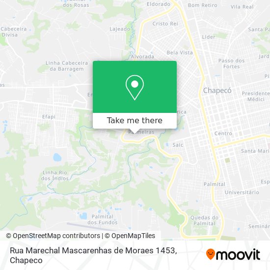 Rua Marechal Mascarenhas de Moraes 1453 map