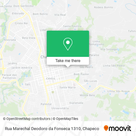 Rua Marechal Deodoro da Fonseca 1310 map