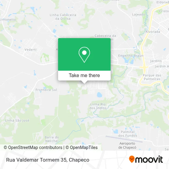 Rua Valdemar Tormem 35 map