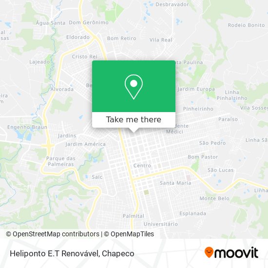 Heliponto E.T Renovável map