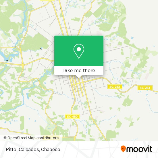 How to get to Pittol Calçados in Chapecó by Bus?