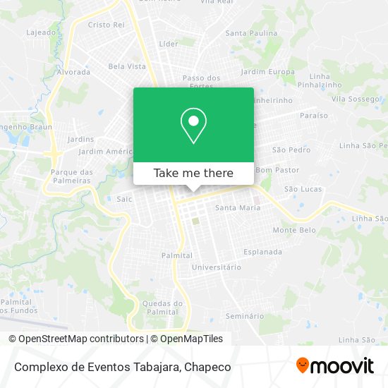 Mapa Complexo de Eventos Tabajara