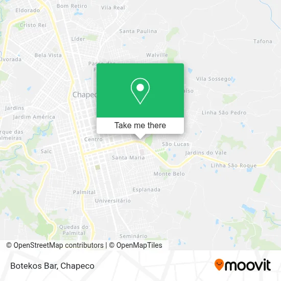 Botekos Bar map