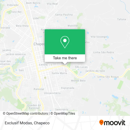 Exclusif Modas map