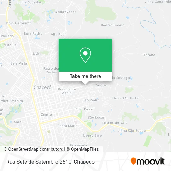 Rua Sete de Setembro 2610 map