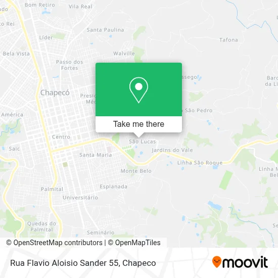 Rua Flavio Aloisio Sander 55 map