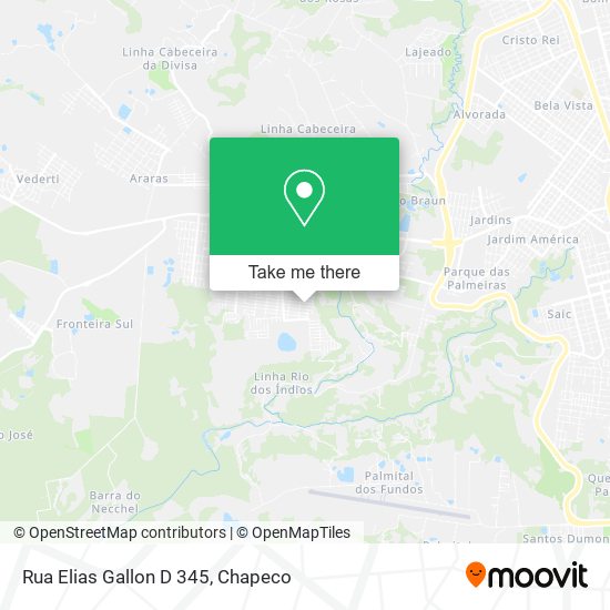 Rua Elias Gallon D 345 map