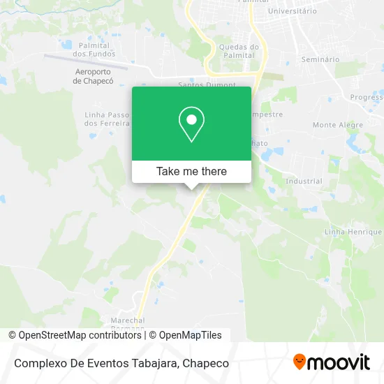 Complexo De Eventos Tabajara map