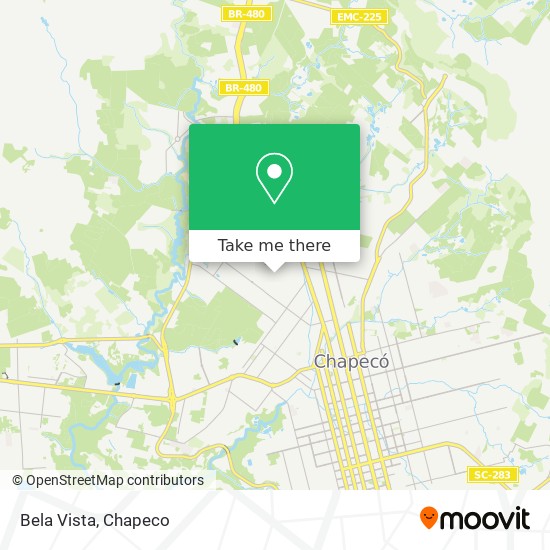 Bela Vista map