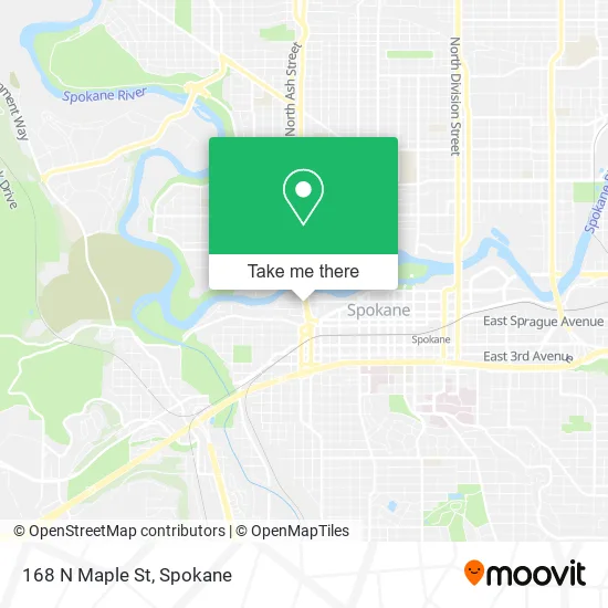 168 N Maple St map