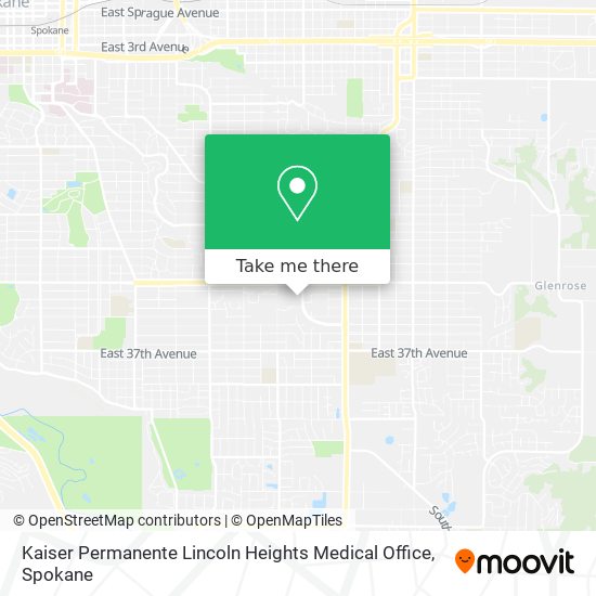 Kaiser Permanente Lincoln Heights Medical Office map