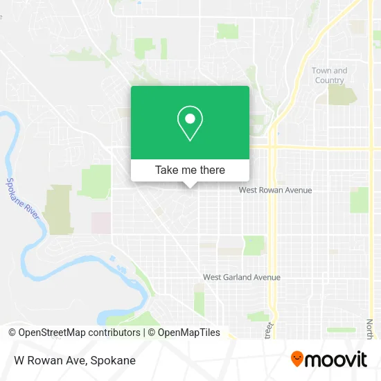 W Rowan Ave map