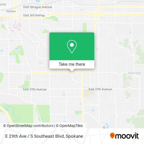 E 29th Ave / S Southeast Blvd map
