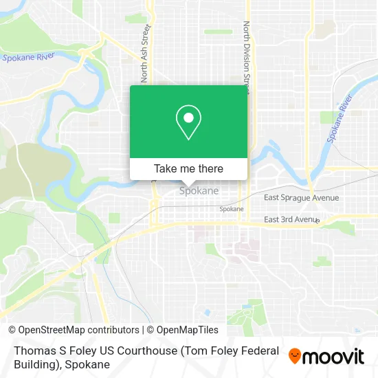 Thomas S Foley US Courthouse (Tom Foley Federal Building) map