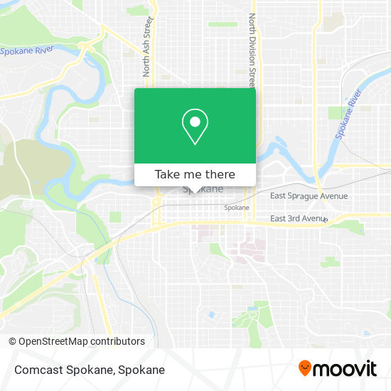 Comcast Spokane map