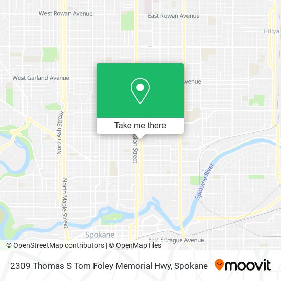 2309 Thomas S Tom Foley Memorial Hwy map
