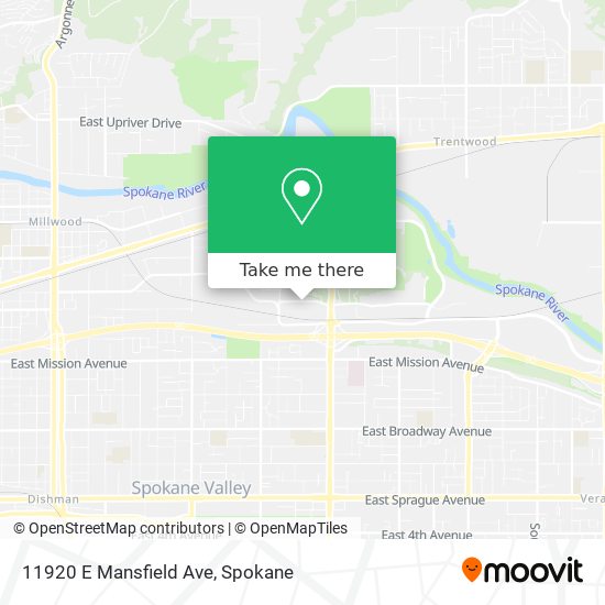 Mapa de 11920 E Mansfield Ave