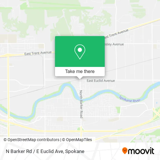 Mapa de N Barker Rd / E Euclid Ave