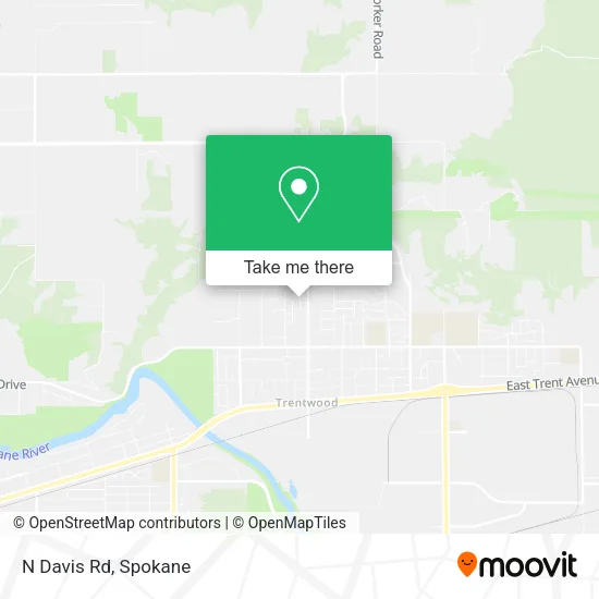 N Davis Rd map
