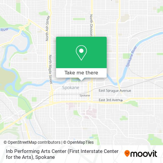 Inb Performing Arts Center (First Interstate Center for the Arts) map
