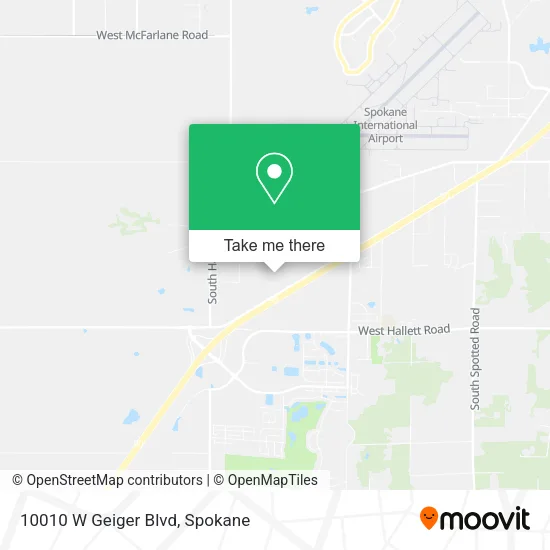 Mapa de 10010 W Geiger Blvd