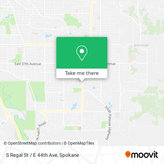 Mapa de S Regal St / E 44th Ave
