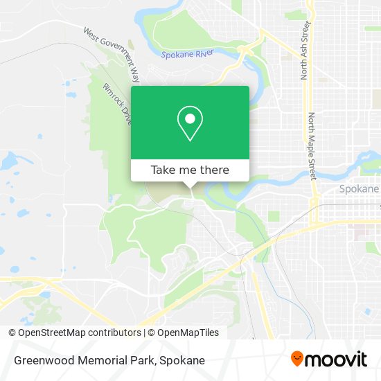 Greenwood Memorial Park map