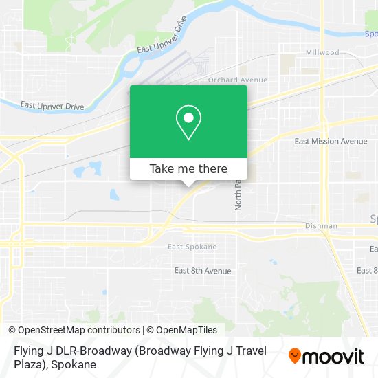 Mapa de Flying J DLR-Broadway (Broadway Flying J Travel Plaza)