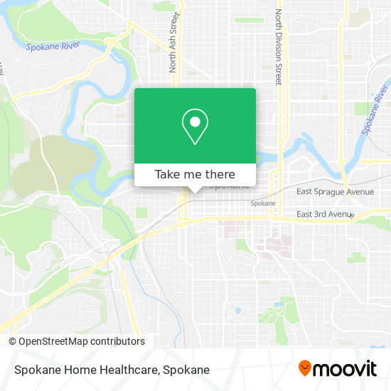 Mapa de Spokane Home Healthcare