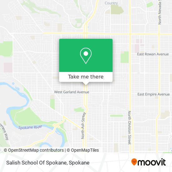Salish School Of Spokane map