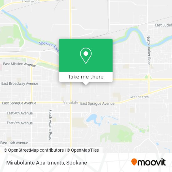 Mirabolante Apartments map