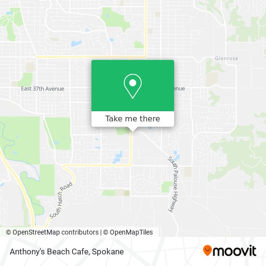 Mapa de Anthony's Beach Cafe