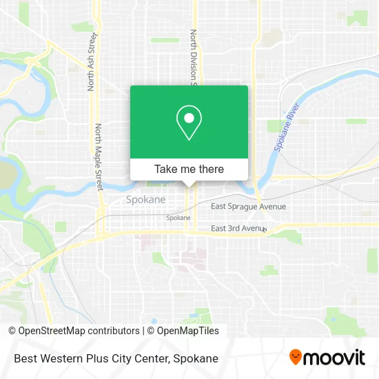 Best Western Plus City Center map