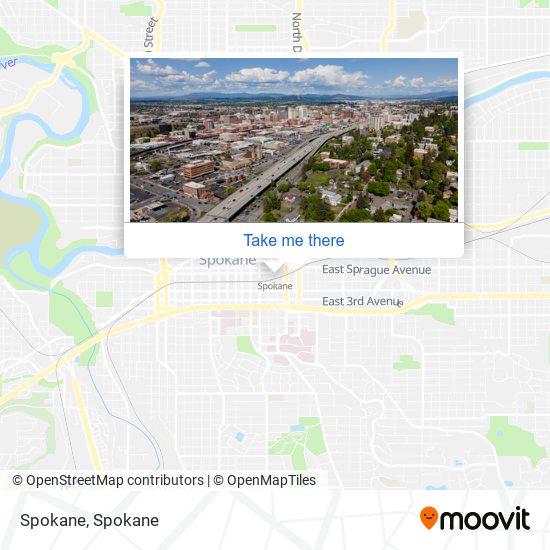 Spokane map