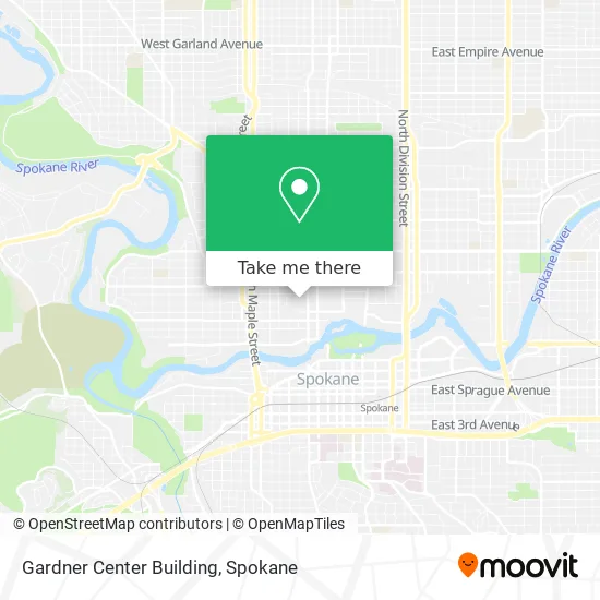 Gardner Center Building map