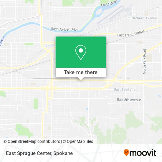 Mapa de East Sprague Center