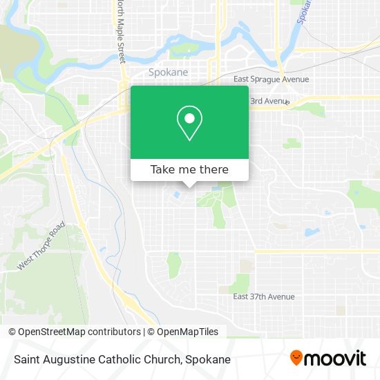 Saint Augustine Catholic Church map