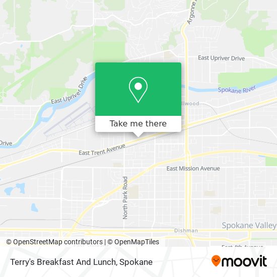 Terry's Breakfast And Lunch map