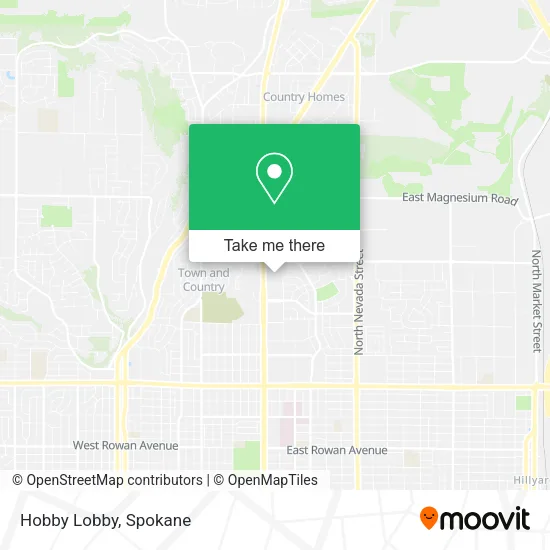 Hobby Lobby map