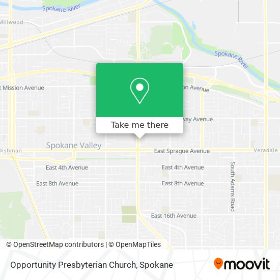 Opportunity Presbyterian Church map