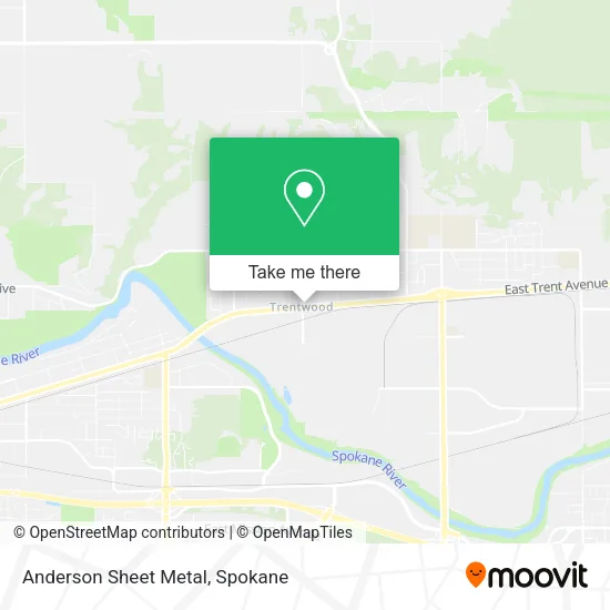 Anderson Sheet Metal map